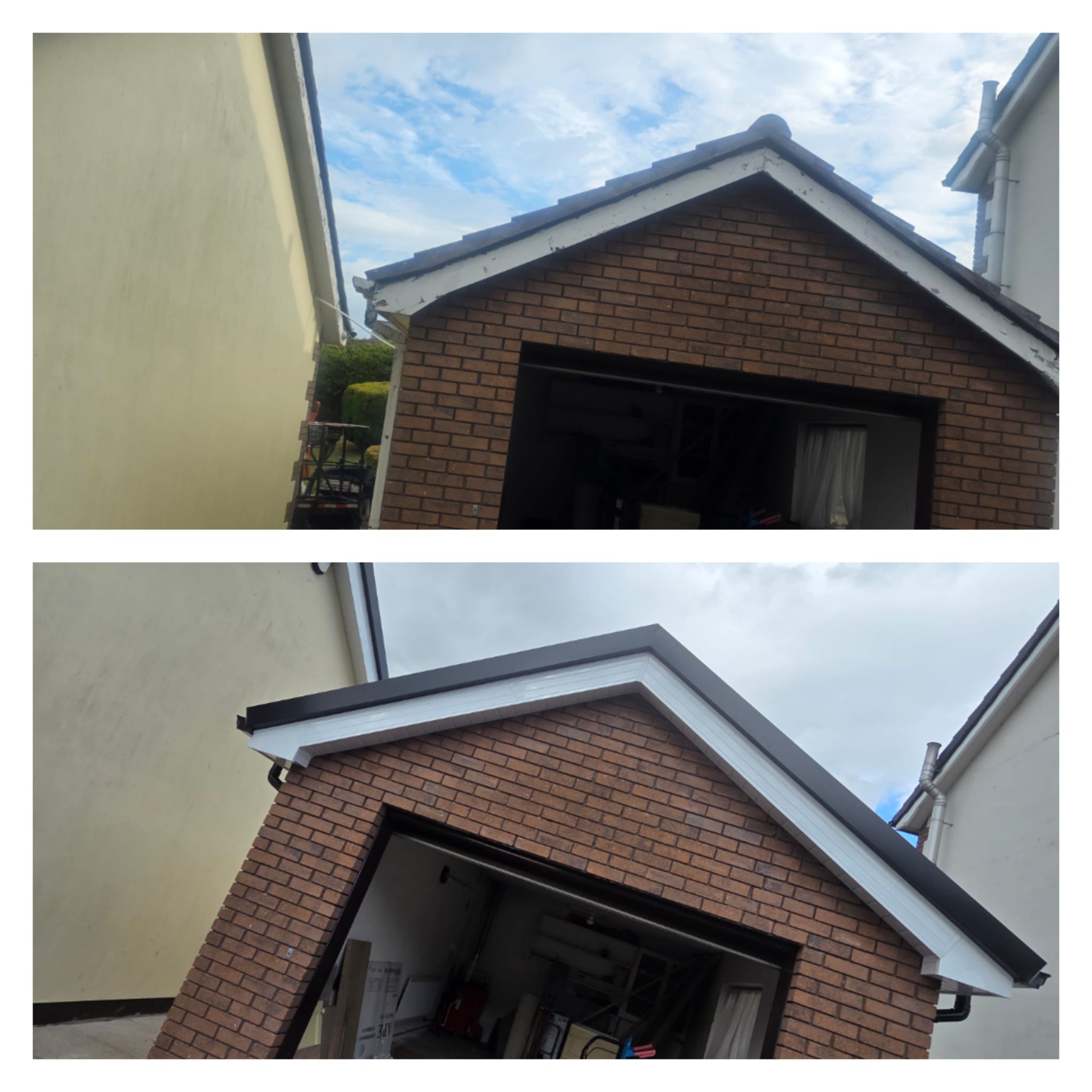 New aluminium fascia & pvc soffit